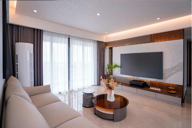 東莞碧桂園云樾半島129平現(xiàn)代輕奢四居室